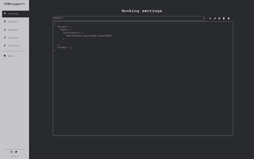 DOMLogger++ from Chrome web store to be run with OffiDocs Chromium online DOMLogger++ from Chrome web store to be run with OffiDocs Chromium online
