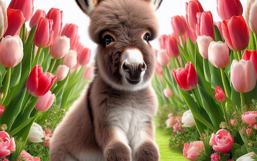 Donkey in the flower forest from Chrome web store to be run with OffiDocs Chromium online Donkey in the flower forest from Chrome web store to be run with OffiDocs Chromium online