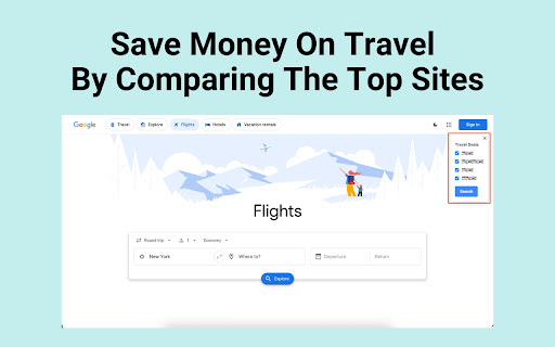 Dovie Find Travel Deals from Chrome web store to be run with OffiDocs Chromium online Dovie Find Travel Deals from Chrome web store to be run with OffiDocs Chromium online