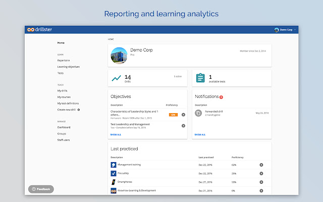 Drillster from Chrome web store to be run with OffiDocs Chromium online Drillster from Chrome web store to be run with OffiDocs Chromium online