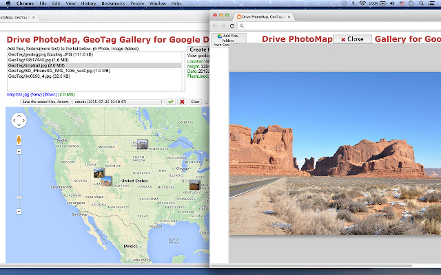 Drive PhotoMap, GeoTag Gallery from Chrome web store to be run with OffiDocs Chromium online Drive PhotoMap, GeoTag Gallery from Chrome web store to be run with OffiDocs Chromium online