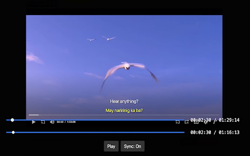 Dual Subtitle Overlay from Chrome web store to be run with OffiDocs Chromium online Dual Subtitle Overlay from Chrome web store to be run with OffiDocs Chromium online