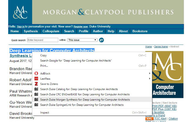 Duke Library Morgan Synthesis Search from Chrome web store to be run with OffiDocs Chromium online Duke Library Morgan Synthesis Search from Chrome web store to be run with OffiDocs Chromium online