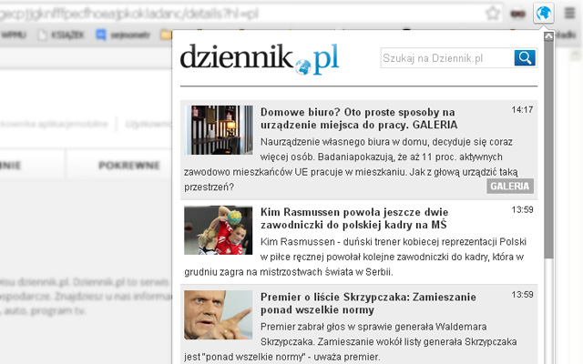 Dziennik.pl from Chrome web store to be run with OffiDocs Chromium online Dziennik.pl from Chrome web store to be run with OffiDocs Chromium online