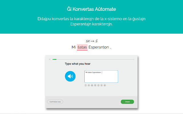 Ektajpu: Esperanto Text Converter from Chrome web store to be run with OffiDocs Chromium online Ektajpu: Esperanto Text Converter from Chrome web store to be run with OffiDocs Chromium online