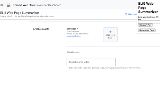 ELI5 Web Page Summarizer from Chrome web store to be run with OffiDocs Chromium online ELI5 Web Page Summarizer from Chrome web store to be run with OffiDocs Chromium online