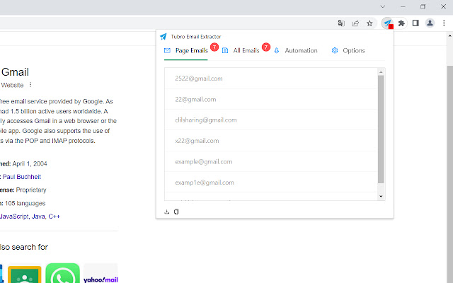 Email Extractor Scrape Emails From Webpages from Chrome web store to be run with OffiDocs Chromium online Email Extractor Scrape Emails From Webpages from Chrome web store to be run with OffiDocs Chromium online