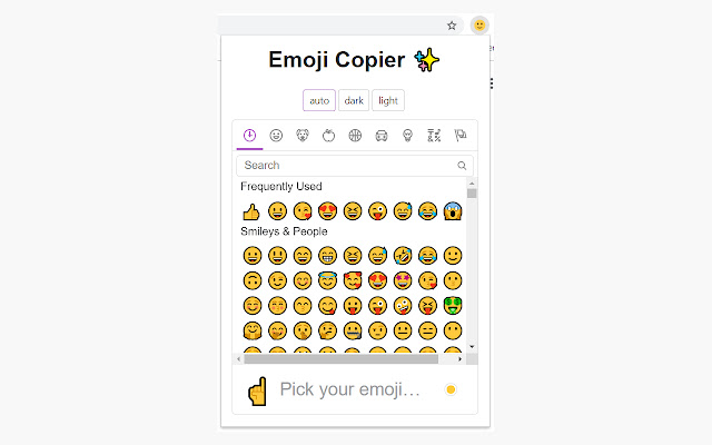 Emoji Copier from Chrome web store to be run with OffiDocs Chromium online Emoji Copier from Chrome web store to be run with OffiDocs Chromium online