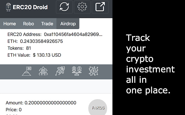 ERC20 Droid from Chrome web store to be run with OffiDocs Chromium online ERC20 Droid from Chrome web store to be run with OffiDocs Chromium online