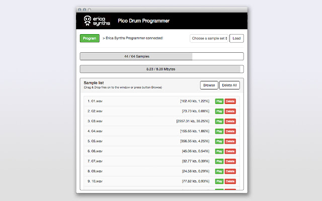 Erica Synths Pico Drum Programmer from Chrome web store to be run with OffiDocs Chromium online Erica Synths Pico Drum Programmer from Chrome web store to be run with OffiDocs Chromium online