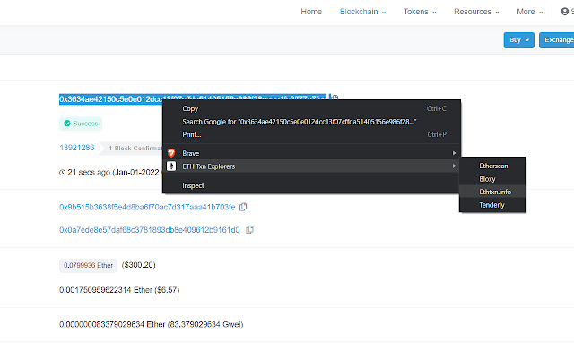 ETH Txn Explorers from Chrome web store to be run with OffiDocs Chromium online ETH Txn Explorers from Chrome web store to be run with OffiDocs Chromium online
