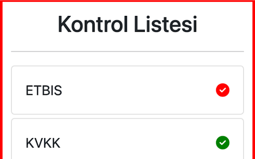 E Ticaret Yasal Zorunluluk Kontrolü from Chrome web store to be run with OffiDocs Chromium online E Ticaret Yasal Zorunluluk Kontrolü from Chrome web store to be run with OffiDocs Chromium online