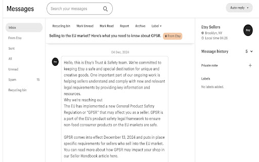 Etsy Convo Saver from Chrome web store to be run with OffiDocs Chromium online Etsy Convo Saver from Chrome web store to be run with OffiDocs Chromium online
