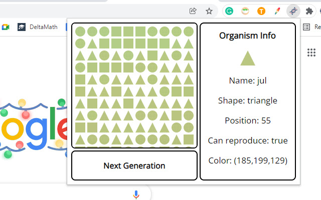 Evolution Simulation from Chrome web store to be run with OffiDocs Chromium online Evolution Simulation from Chrome web store to be run with OffiDocs Chromium online