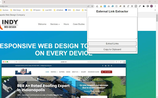 External Link Extractor from Chrome web store to be run with OffiDocs Chromium online External Link Extractor from Chrome web store to be run with OffiDocs Chromium online