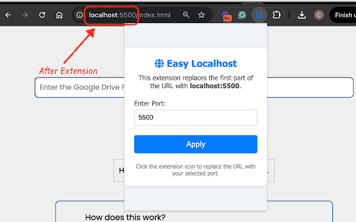 EZ Localhost Switcher from Chrome web store to be run with OffiDocs Chromium online EZ Localhost Switcher from Chrome web store to be run with OffiDocs Chromium online
