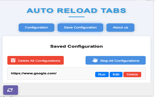 EZ Reload from Chrome web store to be run with OffiDocs Chromium online EZ Reload from Chrome web store to be run with OffiDocs Chromium online