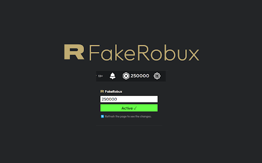 FakeRobux from Chrome web store to be run with OffiDocs Chromium online FakeRobux from Chrome web store to be run with OffiDocs Chromium online