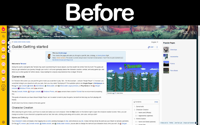 Fandom SideBar Remover from Chrome web store to be run with OffiDocs Chromium online Fandom SideBar Remover from Chrome web store to be run with OffiDocs Chromium online