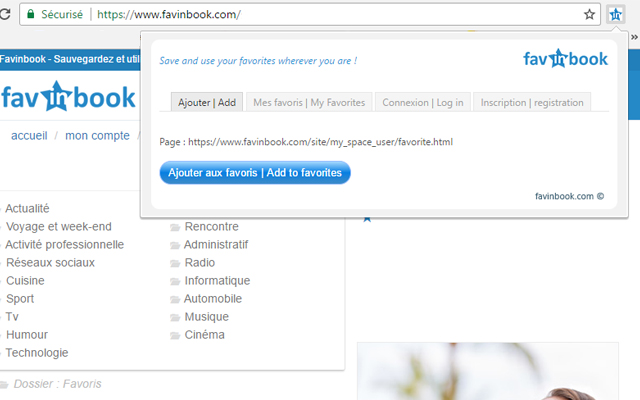 Favoris (add favorite) Favinbook.com from Chrome web store to be run with OffiDocs Chromium online Favoris (add favorite) Favinbook.com from Chrome web store to be run with OffiDocs Chromium online