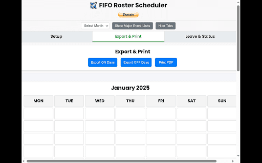 FIFO Roster Scheduler from Chrome web store to be run with OffiDocs Chromium online FIFO Roster Scheduler from Chrome web store to be run with OffiDocs Chromium online