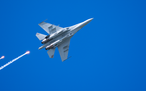 Fighter Jet Launching Flares from Chrome web store to be run with OffiDocs Chromium online Fighter Jet Launching Flares from Chrome web store to be run with OffiDocs Chromium online