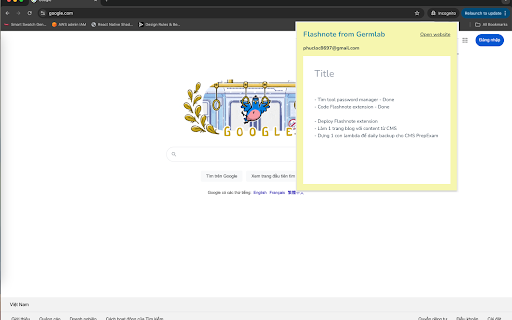 Flash Note from Chrome web store to be run with OffiDocs Chromium online Flash Note from Chrome web store to be run with OffiDocs Chromium online