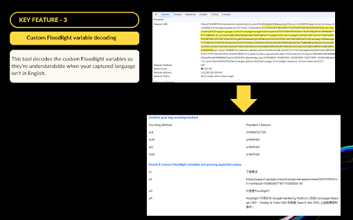 Floodlight Inspector from Chrome web store to be run with OffiDocs Chromium online Floodlight Inspector from Chrome web store to be run with OffiDocs Chromium online