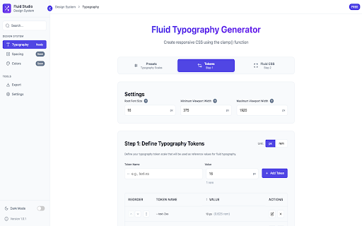 Fluid Design System Studio from Chrome web store to be run with OffiDocs Chromium online Fluid Design System Studio from Chrome web store to be run with OffiDocs Chromium online