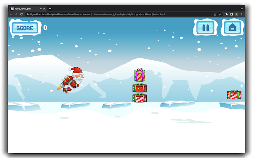 Flying Santa Gifts Game HTML5 Game from Chrome web store to be run with OffiDocs Chromium online Flying Santa Gifts Game HTML5 Game from Chrome web store to be run with OffiDocs Chromium online
