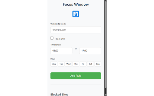Focus Window from Chrome web store to be run with OffiDocs Chromium online Focus Window from Chrome web store to be run with OffiDocs Chromium online