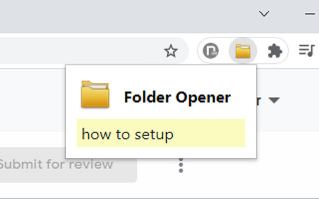 Folder Opener from Chrome web store to be run with OffiDocs Chromium online Folder Opener from Chrome web store to be run with OffiDocs Chromium online