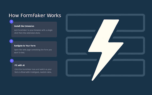 FormFaker from Chrome web store to be run with OffiDocs Chromium online FormFaker from Chrome web store to be run with OffiDocs Chromium online