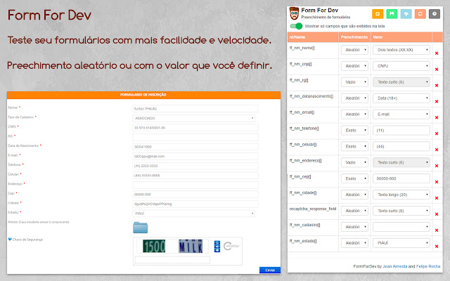 Form For Dev from Chrome web store to be run with OffiDocs Chromium online Form For Dev from Chrome web store to be run with OffiDocs Chromium online