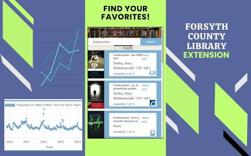 Forsyth County Library Extension from Chrome web store to be run with OffiDocs Chromium online Forsyth County Library Extension from Chrome web store to be run with OffiDocs Chromium online