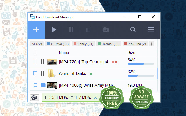 Free Download Manager from Chrome web store to be run with OffiDocs Chromium online Free Download Manager from Chrome web store to be run with OffiDocs Chromium online