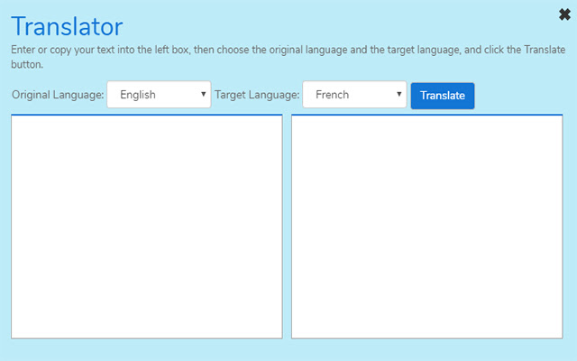 Free Translator from Chrome web store to be run with OffiDocs Chromium online Free Translator from Chrome web store to be run with OffiDocs Chromium online