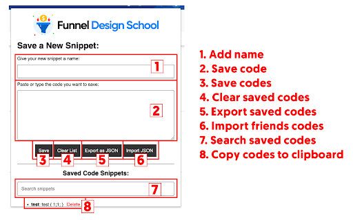 Funnel Code Manager from Chrome web store to be run with OffiDocs Chromium online Funnel Code Manager from Chrome web store to be run with OffiDocs Chromium online