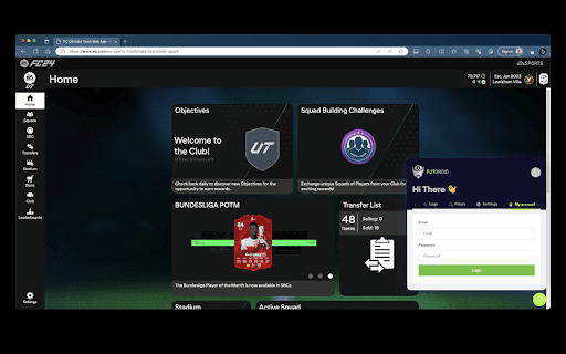 FUTDroid from Chrome web store to be run with OffiDocs Chromium online FUTDroid from Chrome web store to be run with OffiDocs Chromium online
