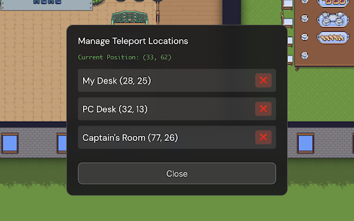 Gather Teleporter from Chrome web store to be run with OffiDocs Chromium online Gather Teleporter from Chrome web store to be run with OffiDocs Chromium online