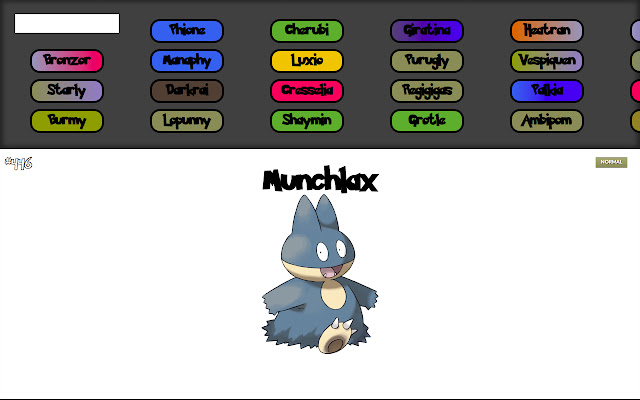 Generation 4 Pokédex from Chrome web store to be run with OffiDocs Chromium online Generation 4 Pokédex from Chrome web store to be run with OffiDocs Chromium online