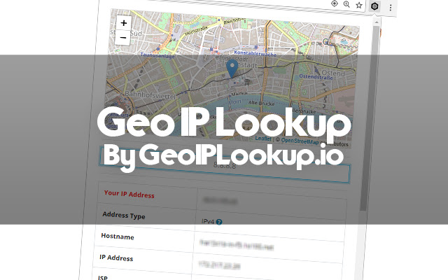 Geo IP Lookup from Chrome web store to be run with OffiDocs Chromium online Geo IP Lookup from Chrome web store to be run with OffiDocs Chromium online