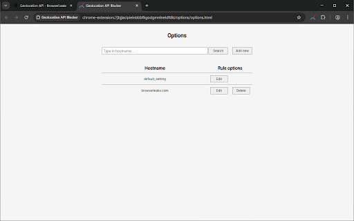 Geolocation API Blocker from Chrome web store to be run with OffiDocs Chromium online Geolocation API Blocker from Chrome web store to be run with OffiDocs Chromium online