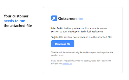 Getscreen.me Self Hosted from Chrome web store to be run with OffiDocs Chromium online Getscreen.me Self Hosted from Chrome web store to be run with OffiDocs Chromium online