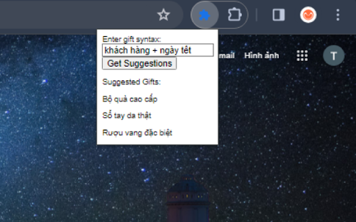 Gift Suggestions from Chrome web store to be run with OffiDocs Chromium online Gift Suggestions from Chrome web store to be run with OffiDocs Chromium online