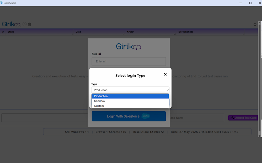 Girik QA Studio from Chrome web store to be run with OffiDocs Chromium online Girik QA Studio from Chrome web store to be run with OffiDocs Chromium online