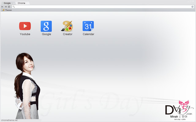 Girls Day Minah Theme from Chrome web store to be run with OffiDocs Chromium online Girls Day Minah Theme from Chrome web store to be run with OffiDocs Chromium online