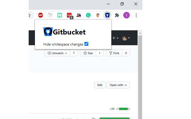 Gitbucket from Chrome web store to be run with OffiDocs Chromium online Gitbucket from Chrome web store to be run with OffiDocs Chromium online