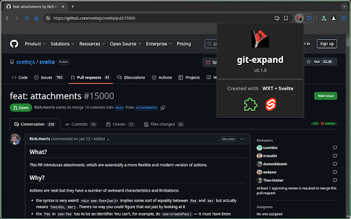git expand from Chrome web store to be run with OffiDocs Chromium online git expand from Chrome web store to be run with OffiDocs Chromium online