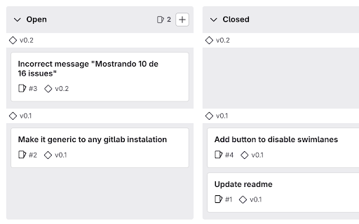 Gitlab Swimlanes Chrome Plugin from Chrome web store to be run with OffiDocs Chromium online Gitlab Swimlanes Chrome Plugin from Chrome web store to be run with OffiDocs Chromium online